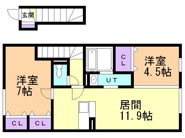 ミカエルＡの間取り