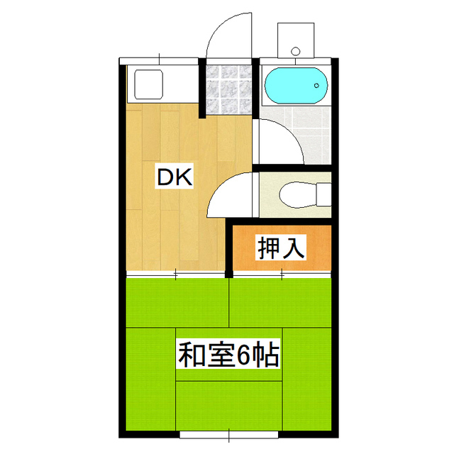 福島コーポラス　Ｃ棟の間取り