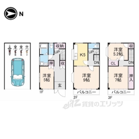 交野市郡津のその他の間取り