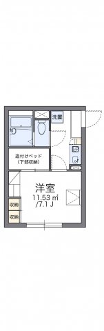 大和市下和田のアパートの間取り