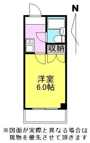 アベイユ福岡町パートIの間取り