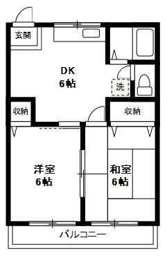 メゾンドフレアの間取り