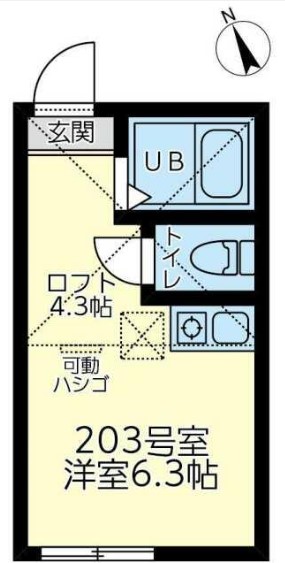 ユナイト鶴見マザーグースの間取り