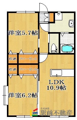 エリタージュの間取り