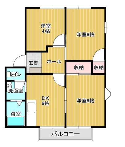 ファミール坪井の間取り