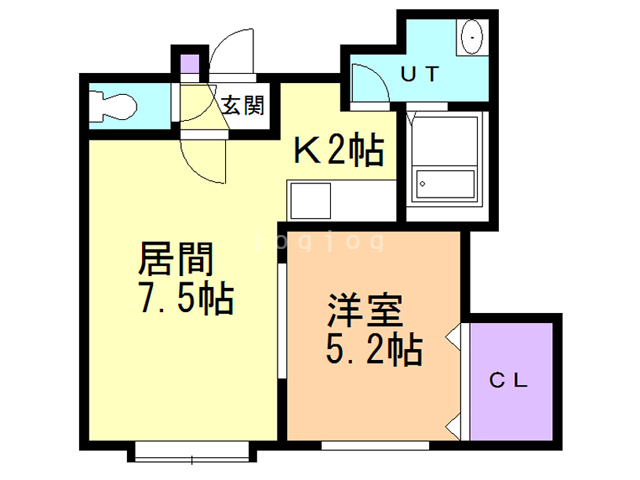 ドミール奥沢の間取り