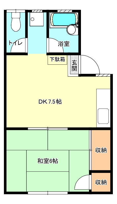 サンビレッジ武部Ｄの間取り