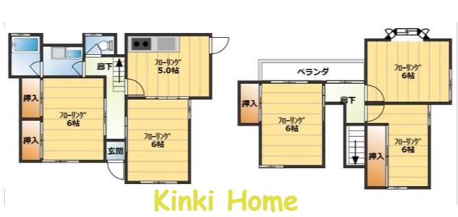 【西国分戸建の間取り】