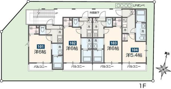 ＭＥＬＤＩＡ武里２の間取り