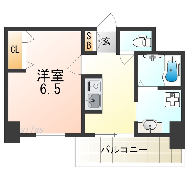 大阪市平野区喜連東のマンションの間取り