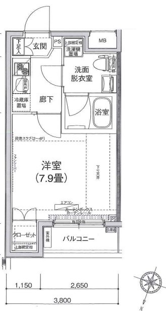 アイル赤羽サウスの間取り