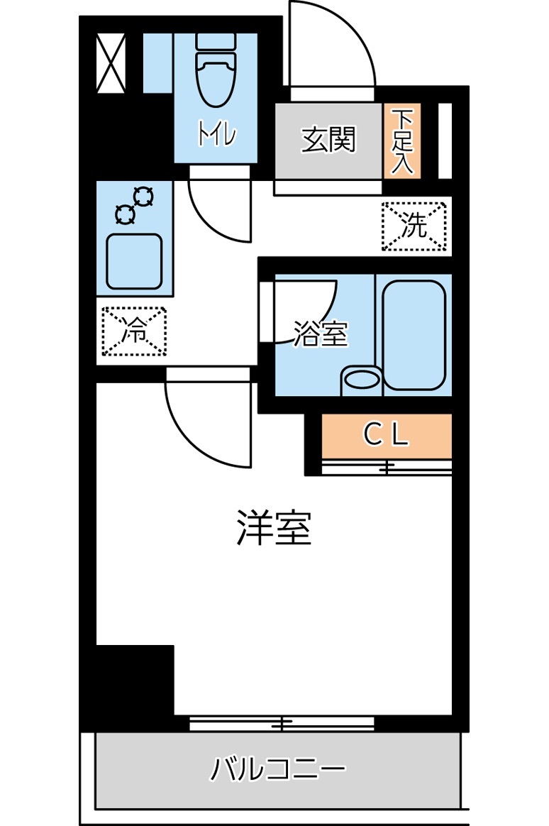 大田区大森北のマンションの間取り