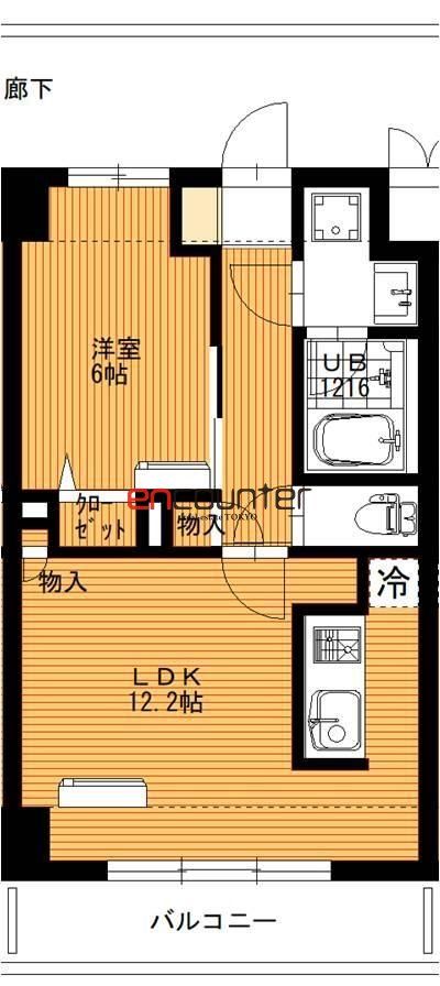 【練馬区貫井のマンションの間取り】