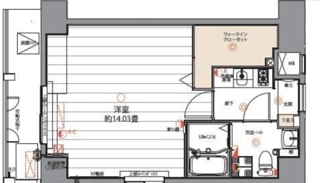 グランパークN.東京の間取り