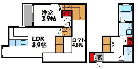 アルヴィータ日吉の間取り