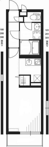 八王子市大塚のマンションの間取り