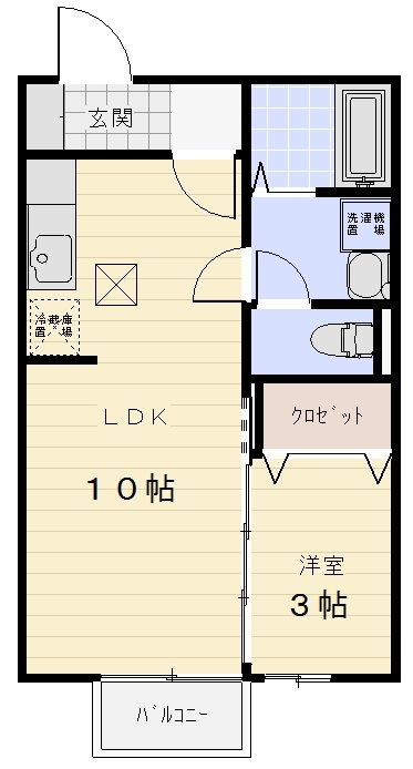 ビビッドの間取り