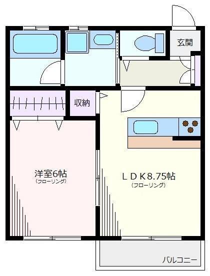 ベルアートの間取り