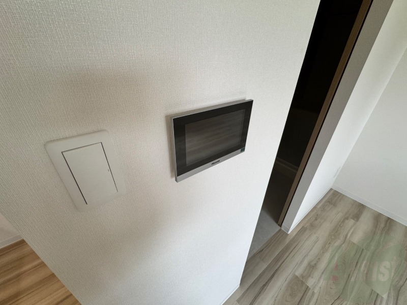 セキュリティ　インターホンです。オートロック付きで安心のマンションです。