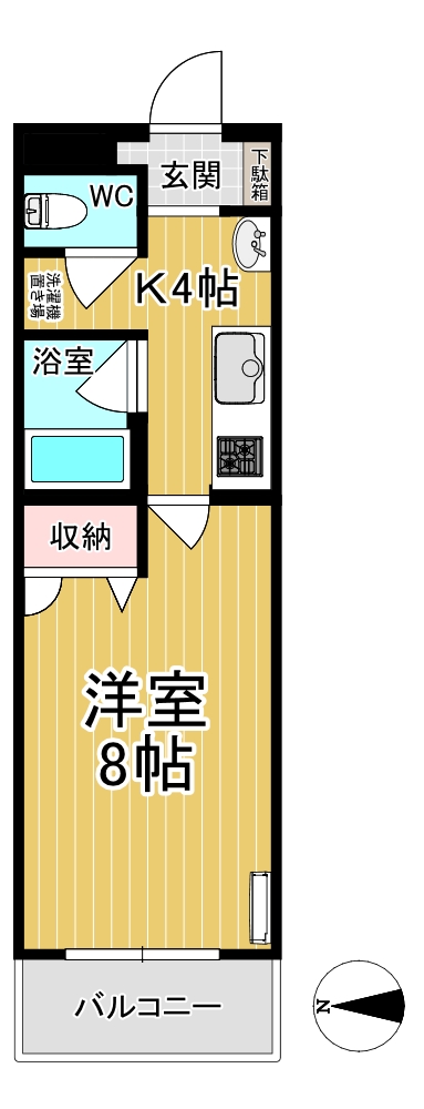 ウィステリア府所の間取り
