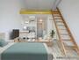 居室・リビング　※内観写真は203号を引用しており、内装が異なる場合がござい