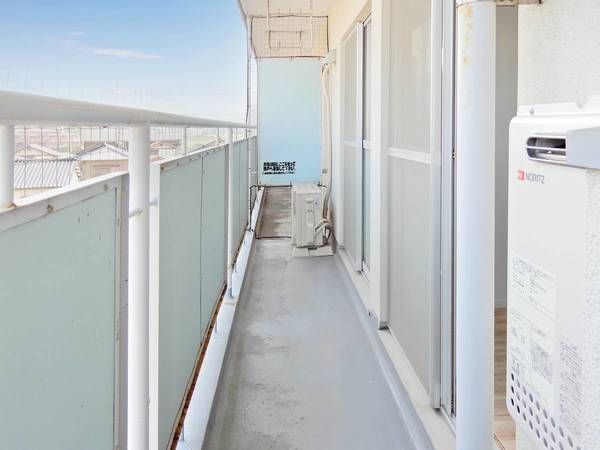 バルコニー　モデルルームの写真です