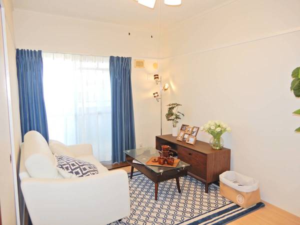 居室・リビング　モデルルームの写真です