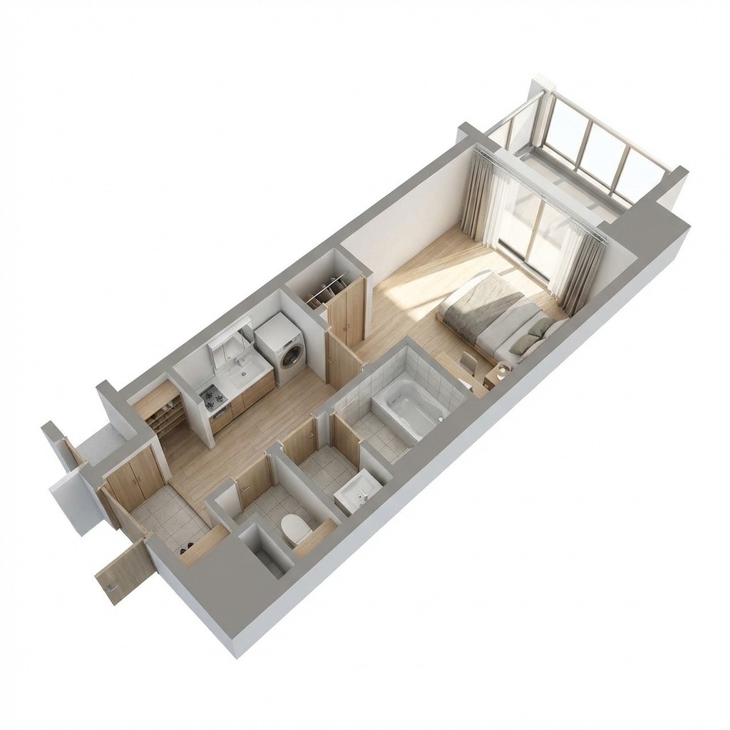 その他部屋・スペース　立体図