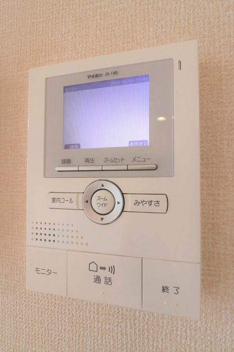 セキュリティ　モニター付きインターフォン