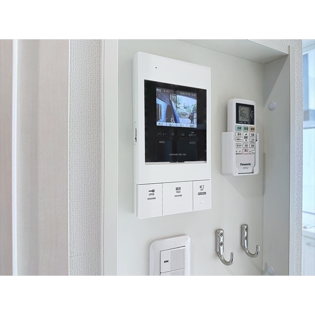 セキュリティ　来客は映像で確認できるＴＶドアホン