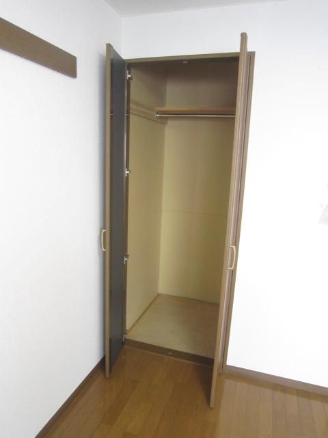 収納　クローゼットです