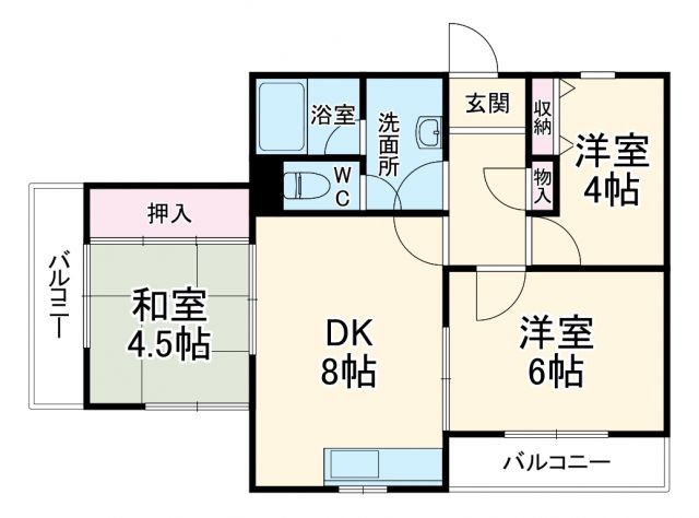 秋本マンションの間取り写真