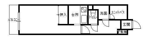 メゾン長喜城の間取り写真