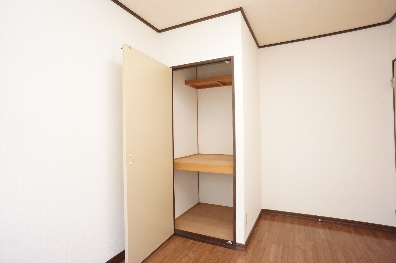 収納　洋室南側４.７帖の収納です！収納あります！