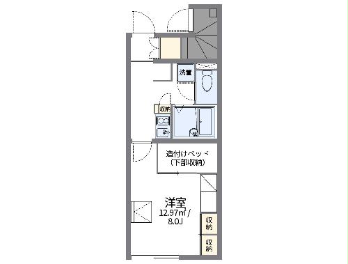 レオパレス松浜の間取り