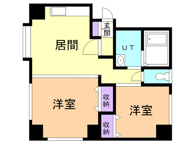 マンションＭの間取り