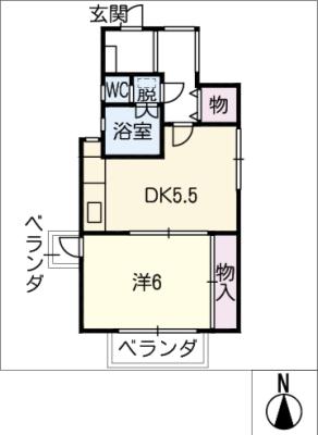 セゾンよもぎ台の間取り