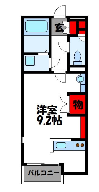 レオネクスト輝の間取り