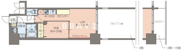 プレジオ鎗屋町の間取り