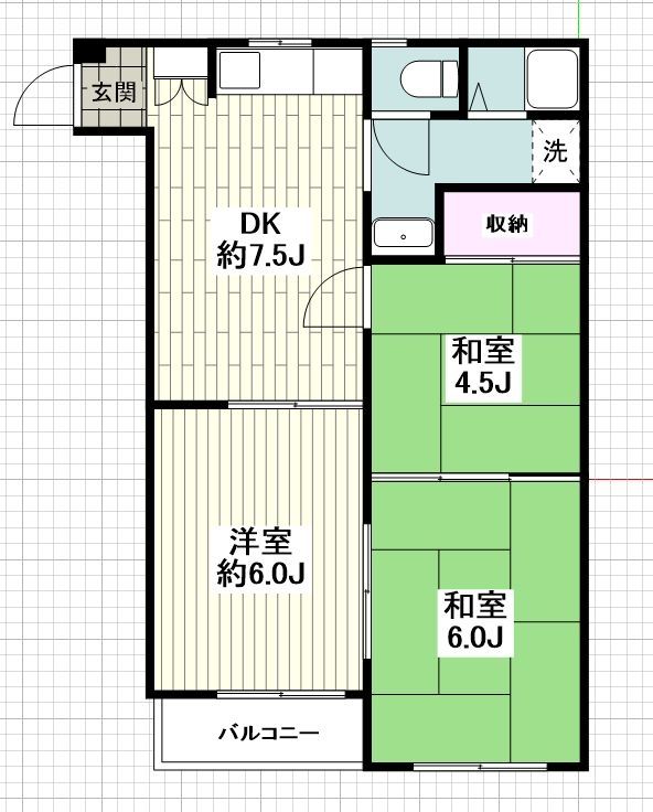 テラスフルールの間取り