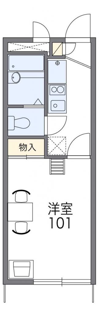 レオパレス丸山の間取り