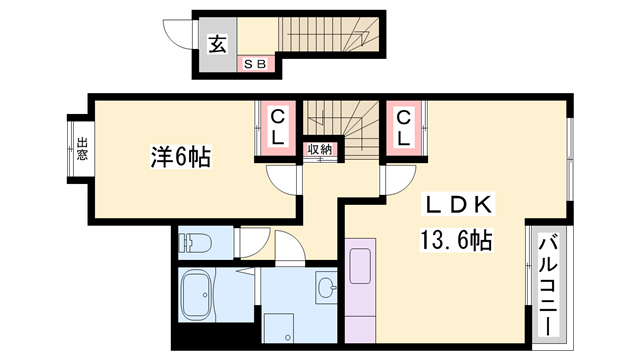 colline de　R・Ｉ・Ｚ　（コリーヌ　ドゥ　リズ）の間取り