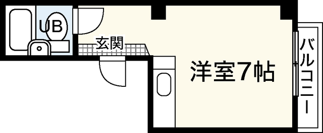 広島市中区十日市町のマンションの間取り