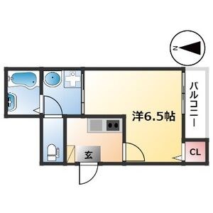 【名古屋市西区城北町のアパートの間取り】