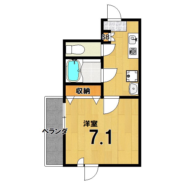 ヴィラ嵐山の間取り