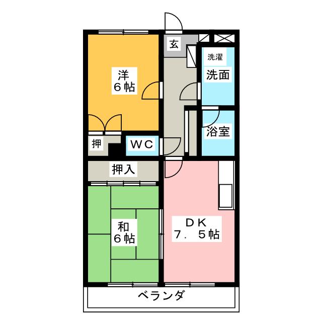 インペリアルハイツの間取り