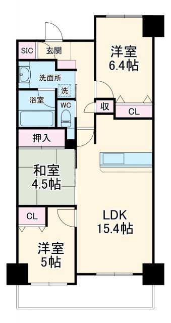 アクシアタワー豊橋の間取り