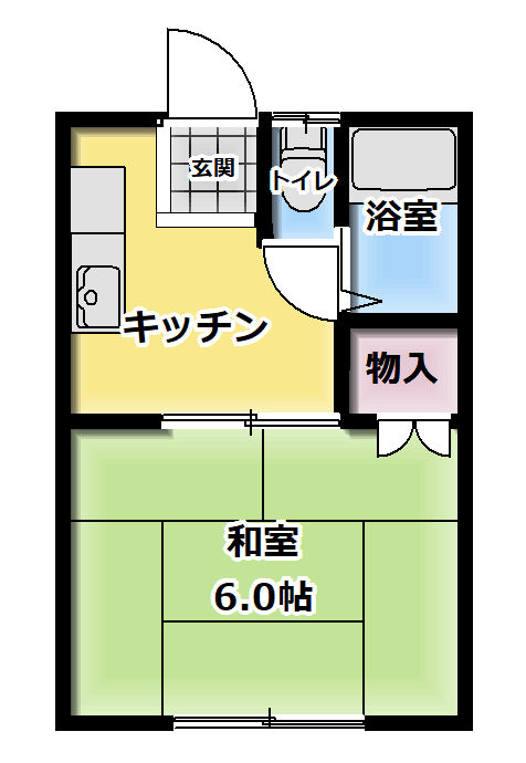 ハイネスすみれの間取り