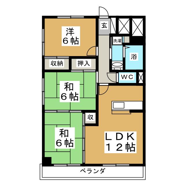 二日町島田ビルの間取り