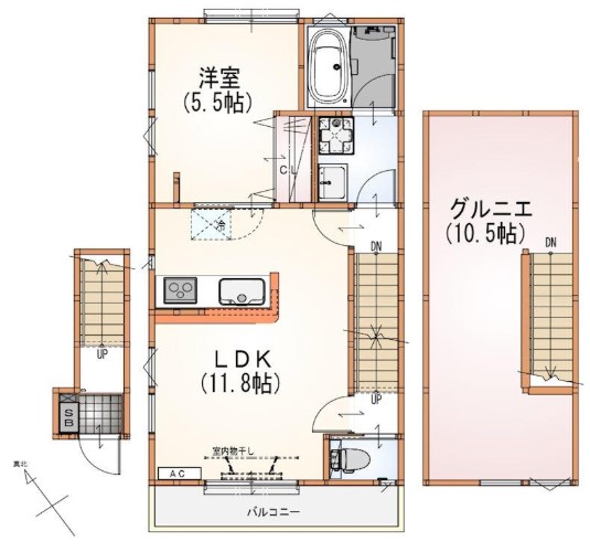 フェザーベルデ中町_間取り_0